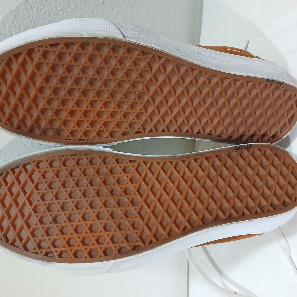 Vans Brown and White Athletic Shoes - Picture 4 of 4